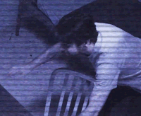 gif of chase brody from anomaly found waving at the camera
